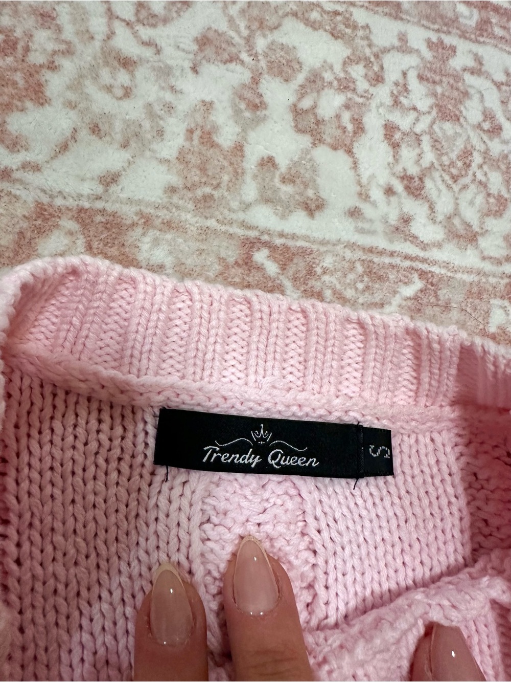 Cotton Blend 🌸 Cable Knit Sweater - Picture 5 of 11